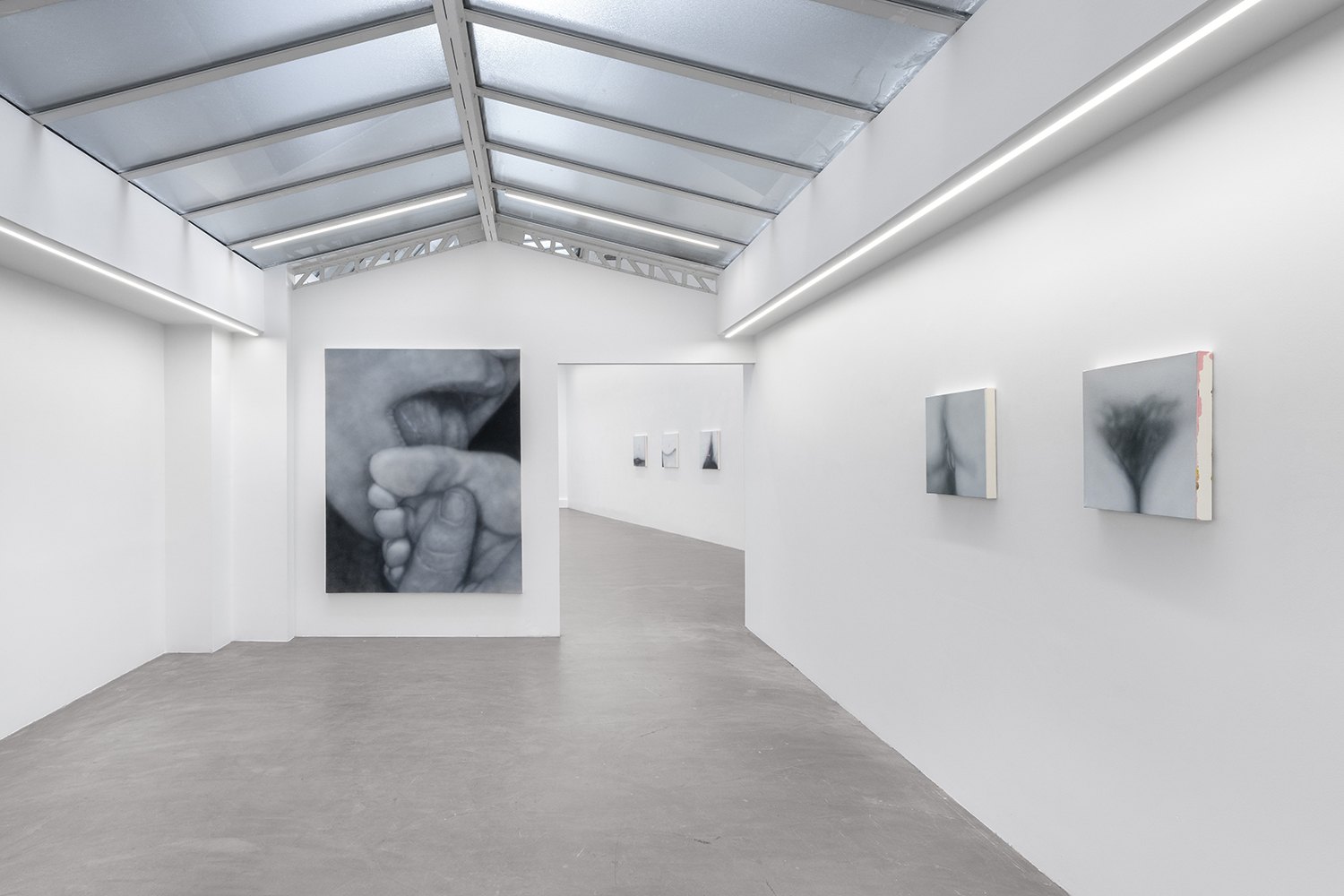 Vue d’installation de Sex Paintings, Bremond Capela, Paris, France, 2025